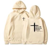 Generisch Features of 3D Men's Digital Print Sweatshirt, Street Sports Fashion Trend Hoodie: Jumper Men L, khaki, L