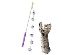 Generisch Feline Swing Dynamic Hunting Rod, Thirtyninecentimeter Motion, 40 cm Flexible Resin Connector, with Balance Rainbow Spiral Design, Modern, Indoor Backyard Exercise for Area Play
