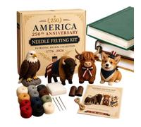 Generisch Felt Animal Kit Sewing Stuffed Animals