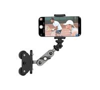 Generisch Fence Mount for Smartphone - Aluminium Alloy Adjustable Mobile Phone Holder, Fence Post Phone Holder - For Baseball Softball Badminton Football Basketball Recording
