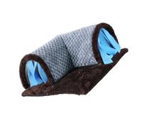 Generisch Ferret Tunnel House - Removable Tube with Privacy Curtains, Fun Exercise Sleep Lair, Boosts Activity and Comfort for Hamsters Gerbils Chinchillas, Small Pet Play Accessory, Multi Colour