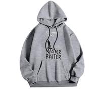 Generisch Festive Valentine's Day Outfit for Couples - The Perfect Holiday Ensemble Men's Long Sleeve Hoodie Sweatshirt, gray, S