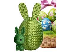 Generisch Figure Decoration Set with Egg Shapes - Easter Decoration, for the Entrance Cabinet, Windowsill, Holiday Party, Workplace, Living Room and Dining Table