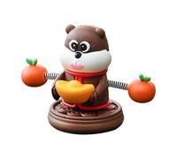 Generisch Figures for the dashboard, wobbly animal statue with feather, decorations for cars, for home, vehicles, trucks, SUV, interior, dashboard, commuting, car travel