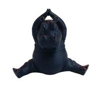 Generisch Figurina Di Ippopotamo, Yoga Ippopotamo Figurine Da Collezione Decorazione Camera | Decorazioni Per La Casa Da Scrivania Per Letto Desktop Tavolo Camera Da Letto Dormitorio