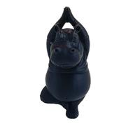 Generisch Figurina Di Ippopotamo, Yoga Ippopotamo Figurine Da Collezione Decorazione Camera | Decorazioni Per La Casa Da Scrivania Per Letto Desktop Tavolo Camera Da Letto Dormitorio