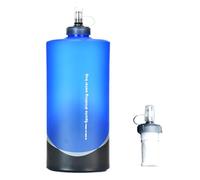 Generisch Filtered Water Bottle, Foldable Design Water Filter Container, Strong TPU Hydration Bag, Outdoor Equipment Storage Bag, Portable Hiking Bottle for Camping, Travel, Hiking