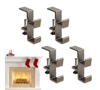 Generisch Fireplace Garland Holder, Metal Hooks for Christmas Garlands - Space-saving Fireplace Decoration Party Decoration Garter Holder for Home Apartment Dorm Bedroom