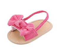 Generisch First Kids Floor Prewalker 018M Barefoot Non-Slip The Bowknot Toddler Girls Sandals Baby Sandals, pink, 6-12 Months