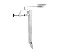Generisch Fish Finder Holder - Height Adjustable & 360° Rotating Aluminium Frame | Approx. 28 × 47 × 70 cm, 1.5 kg | Universal Mounting for Boat, Kayak, Console, Rear &