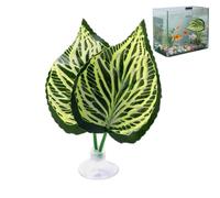 Generisch Fish Hammock - Easy Installation Realistic Aquarium Spawning Cave Betta Bed Aquarium Decorations for Home, Office, Apartment, Bedroom, Living Room and Hotel