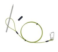 Generisch Fish stringer, stainless steel cable closure, diving stringer with a carabiner for scuba diving, kayaking, ponds, coasts, streams
