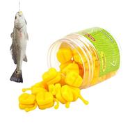 Generisch Fishing Bait Corn Design - 25 Pieces Floating Soft Lures TPE | Attractant for Trout Carp Catfish | Stimulating Beads Bait Set | Fishing Accessories for Lake River Men Women Adults