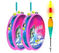 Generisch Fishing Float for Fishing Automatic Bass Float Set | Set with automatic fishing floats and fishing line for outdoor sports, salt water, boat and kayak, beginners as well as
