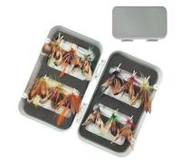 Generisch Fishing Lure Set with Artificial Lures - Fishing Artificial Butterflies, Camping Artificial Bait - Fishing for Travel, Camping, Lakes, Rivers, Spin Fishing, Trolling, Trout, Catfish and Bass