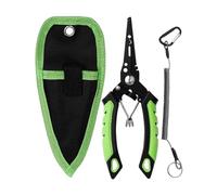 Generisch Fishing Pliers Hook Remover | Robust Portable Scissors Made of Iron | For Saltwater Fly Fishing | Fishing Pliers for Boat, Shore, River, Lake Fishing and Catfish Fishing for Anglers