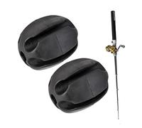 Generisch Fishing Rod Ball - Rubber Fishing Rod Clips, Holding Straps | Ball On Fishing Rod, Ball On Fishing Rod, Heavy Duty, Lightweight, Fixed Ball Rod Stand, Rod Puller For Fishing Enthusiasts