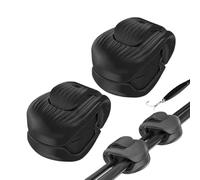Generisch Fishing Rod Clips Wear-Resistant and Non-Slip, black, See