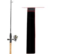 Generisch Fishing Rod Covers - Velvet Fabric Protective Cover - Thick Fishing Rod Protective Cover for Outdoor, Pond, Lake, Boat, Kayak, Throwing Aid, Double grid 100 cm, see description, See