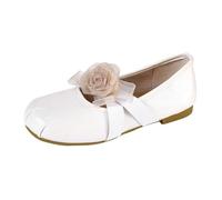 Generisch Flat Shoes Women's Retro Strap Flowers Flat Ballet Shoes 2025 Style Round Head Soft Base Versatile Flat Single Shoes Female Casual Walking Shoes Casual Shoes Summer Shoes, beige, 6 UK