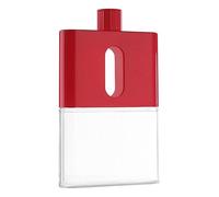 Generisch Flat Water Bottle - Wallet Water Bottle Fits in Pocket | 18oz Leak Proof A5 Paper Size Summer Cold Water Cup for School, Camping, Outdoor, Sports