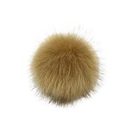 Generisch Fleece Jacket Women's Pom Hats Knitted Press Pom with Fake DIY User Enemy Accessories Short Coat Women's Winter, Multicoloured3, One Size
