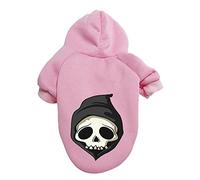 Generisch Fleece Jumper Dog Halloween Dog Jumper Pet Costume Pet Jumper Dog Jacket with Fastener (XS)