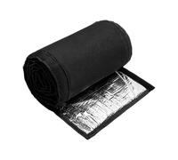 Generisch Flexible HVAC Copper Pipe Insulation Protection for Split Outdoor Units, Three-Layer Cover with Thermal Insulation, Weather Protection for Heat Pump Lines (Black, 183 cm)