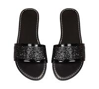 Generisch Flip Flops For House, Slippers Women's Mules Felt, Slippers Women's Warm High, Slippers Closed Winter Closed Solid Sole Winter In Shoes & Handbags, black, 8 UK