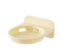 Generisch Floating Monitor Holder Rack, Wall Mount for Cameras, Round Holder Mount, Wall Mounted Holder Shelf, Floating Storage Shelf without Drilling, Space Saving Wall Shelf for Monitor