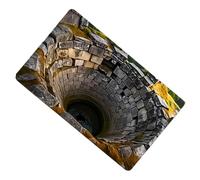 Generisch Floor Mats - Polyester Rubber 40 x 60 cm | 3D Visual Fall Mat, Three-Dimensional Visual Fall Mat, Non-Slip, Wear-resistant Door Mat, Absorbent, Easy to Clean Bathroom Mat