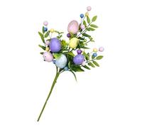 Generisch Floral Egg Decoration, Festive Stem Decoration, Artificial Branch with Flowers, for Decoration for the Party Table as a Centrepiece, for Gatherings and the