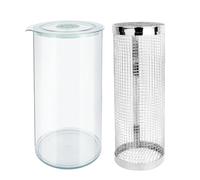 Generisch Flour Shaker - 13 Inch Dispenser | Stainless Steel & 360 Degree Kitchen Shaker with Lid for Sprinkling, Rolling Roasting, Ideal for Home Use in Pastry Shop and Bakery