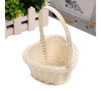 Generisch Flower Basket - Rattan Flower Basket | Handmade Rattan | Decorative | Rustic Basket for Flowers and Plants | Natural | Lightweight Durable Basket F