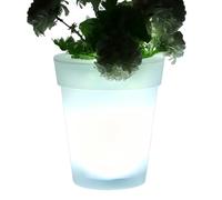 Generisch Flower Pot Light, Waterproof Garden Lighting Vase, Solar Powered Flower Pot with LED, for Garden, Patio, Lawn Path, Home & Outdoor Use