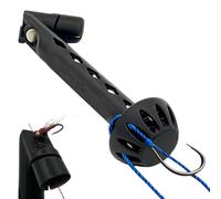 Generisch Fly Threader Tool - Universal Portable Knot Assistant Threading Hook, Magnetic Fly Thread Threader Fly Fishing, for Easy Rigging of Leader Line in