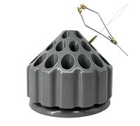 Generisch Fly Tying Table Station, Fly Tool Holder, Professional Desktop Storage Rack, 3.36 Inch Compact Workbench for Home, Workshop, or Outdoor Settings, Beginners, Anglers