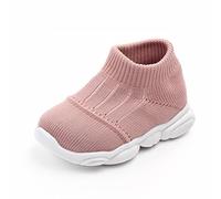 Generisch Fly Weaving Mesh Children's Shoes for Boys Breathable Sole Lightweight Design Comfortable Fit Durable Materials, pink, 4.5 UK Child