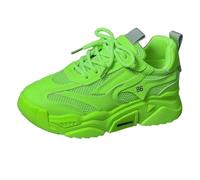 Generisch Flying Weaving Women's Trainers, Winter Fashion, Round Head, Lace-Up Shoes, Casual Shoes with Thick Sole, Running Shoes, other, 4 UK