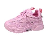 Generisch Flying Weaving Women's Trainers, Winter Fashion, Round Head, Lace-Up Shoes, Casual Shoes with Thick Sole, Running Shoes, RD1, 6 UK