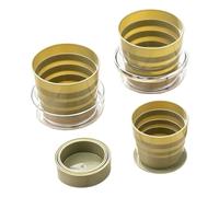 Generisch Foldable Cup - Four-in- Drinkware for Hiking, Outdoor Folding Cup, for Women, Travellers, Tourists, Campers, Hikers, Fishermen for Hiking, Backpacking, Fishing, Road Trips, Hotel and