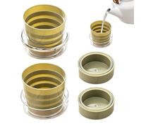Generisch Foldable Cup, Four-in- Drinkware for Hiking, Travel Water Cup, for Men, Travellers, Tourists, Campers, Hikers, Fishermen, Hiking, Backpacking, Fishing, Road Trip, Hotel and