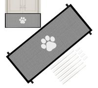 Generisch Foldable Dog Gate, Mesh for Pets, Telescopic Pet Fence, Folding Fence Net, Dog Gate, Provides A Safe Enclosure for Pets to Play and Rest