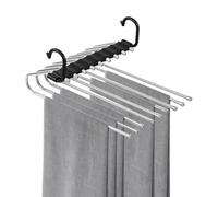 Generisch Foldable stainless steel trouser thickness: multi-layer, non-slip trouser storage, maximise the wardrobe, home organiser.