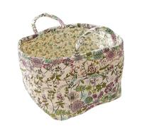 Generisch Foldable Storage Boxes Package - Fabric Storage Tank | Boho Fabric Bins | Portable with Handle | Folding Laundry Basket of Space Economy | Storage Basket