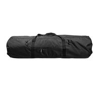 Generisch Foldable Travel Duffel Bag, Lightweight Sports Equipment Storage, Large Capacity Zippered Tent Carry, About 75 x 26 x 26 cm Portable for Outdoor Adventures Colour Black/Orange/Khaki, black