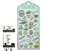 Generisch Food 3D Sticker | Scrapbooking Sticker Decoration | Food Stickers for Scrapbooking | for Water Bottle Classroom Reward Wall Laptop Mobile Phone Skateboard