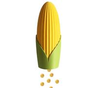 Generisch Food Dispenser Jar, Portable Snack Container, Corn Style Refillable Box with Controlled Flow System, Lightweight BPA Free Material, Fun Kitchen Design, Snack Organiser for Travel Use