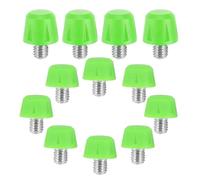 Generisch Football Boot Studs, Football Boot Studs Replacement Set, Screw Studs, Grip Improvement with Wrench for Players, Young, Amateurs, Club Members, Green, Large