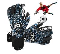 Generisch Football Goalkeeper Gloves, Non-Slip Design, Thick, Elastic and Comfortable, for Teenagers, Goalkeeper Gloves, for Girls, Children, Adults, Family